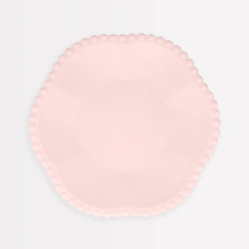 Meri Meri Pink Dot Edged Flower Compostable Side Plates (Pack of 8)