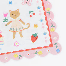 Load image into Gallery viewer, Meri Meri Kitten Club Large Napkins (Pack of 16)