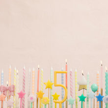 Load image into Gallery viewer, Pastel Patterned Birthday Candles (Pack 16)