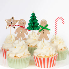 Load image into Gallery viewer, Gingerbread Cupcake Kit (24 toppers)