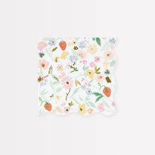 Load image into Gallery viewer, Elegant Floral Small Napkins (Pack 16)