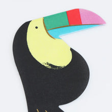 Load image into Gallery viewer, Meri Meri Toucan Shaped Napkins (Pack of 16)