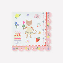 Load image into Gallery viewer, Meri Meri Kitten Club Large Napkins (Pack of 16)