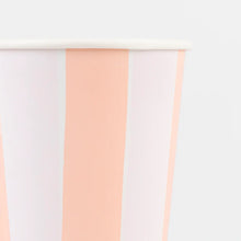 Load image into Gallery viewer, Pastel Stripe Cups (Pack 8)