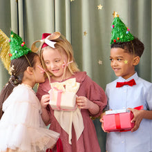 Load image into Gallery viewer, Meri Meri Tinsel Tree Party Hats (Set of 6)