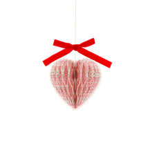 Load image into Gallery viewer, Meri Meri x Liberty Paper Honeycomb Heart Decorations