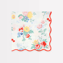 Load image into Gallery viewer, Vintage Floral Large Napkins (Pack 16)