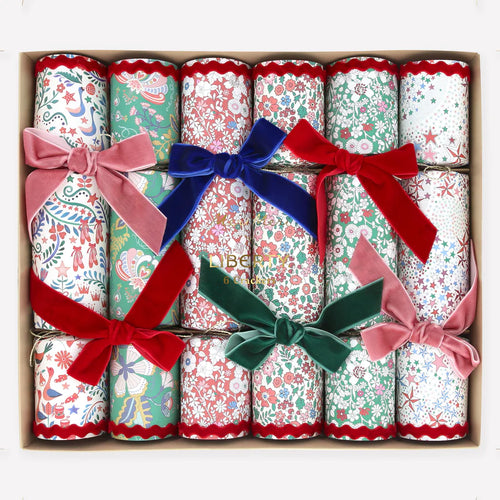 Meri Meri X Liberty Velvet Bow Crackers (Pack 6)
