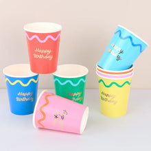 Load image into Gallery viewer, Meri Meri Wiggle Edge Cups (Pack of 8)