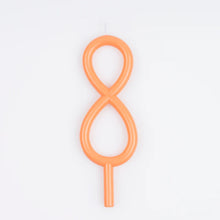 Load image into Gallery viewer, Slim Number Candles