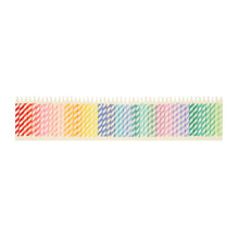 Load image into Gallery viewer, Rainbow Striped Mini Candles (Pack 50)