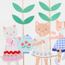 Load image into Gallery viewer, Meri Meri Kitten Club Cupcake Kit (Pack of 24 toppers)