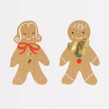 Load image into Gallery viewer, Gingerbread Napkins (Pk16)