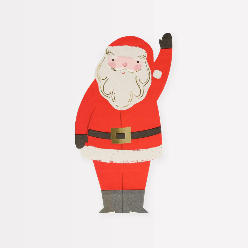 Jolly Santa Napkins (Pk16)