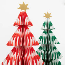 Load image into Gallery viewer, Meri Meri Stripe 3D Honeycomb Trees