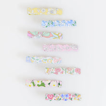 Load image into Gallery viewer, Meri Meri X Liberty Wavy Hair Clips (Pack of 8)