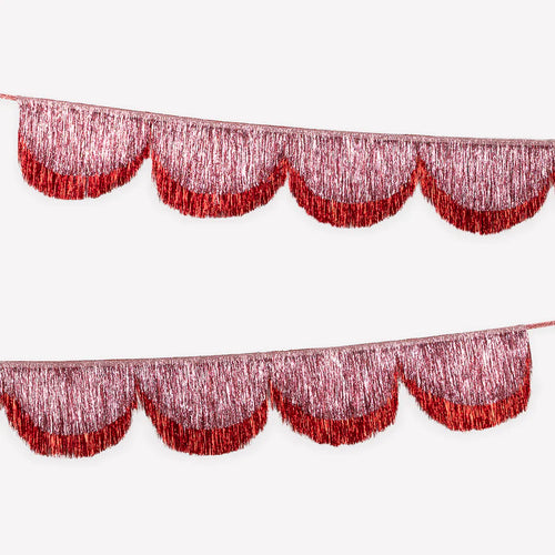 Meri Meri Gold Tinsel Scallop Garland