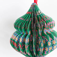 Load image into Gallery viewer, Meri Meri X Liberty Paper Honeycomb Tree Decorations (Pack of 6)