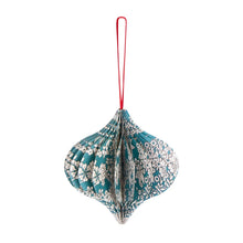 Load image into Gallery viewer, Meri Meri X Liberty Paper Honeycomb Tree Decorations (Pack of 6)