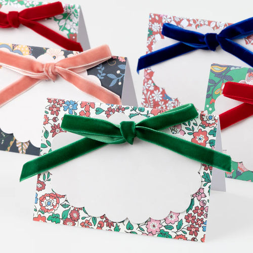 Meri Meri X Liberty Winter Place Cards (Pack 6)