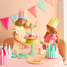 Load image into Gallery viewer, Meri Meri Striped Party Crowns (Pack of 8)