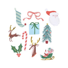 Load image into Gallery viewer, Meri Meri Christmas Shaped Stickers (Pk 25)