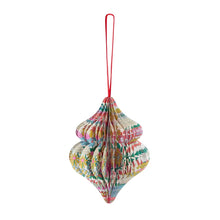 Load image into Gallery viewer, Meri Meri X Liberty Paper Honeycomb Tree Decorations (Pack of 6)