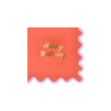 Load image into Gallery viewer, Meri Meri Wiggle Edge Small Shaped Napkins (Pack of 16)