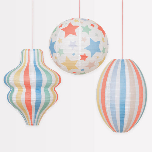 Stars & Stripes Lanterns (Set 3)