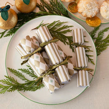 Load image into Gallery viewer, Mini Crackers - Gold Harlequin (8 Pack)