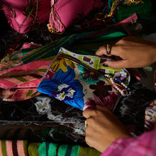 Load image into Gallery viewer, SAGE X CLARE Ines Silk Pouch - Porcelain