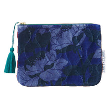 Load image into Gallery viewer, SAGE X CLARE Bernanda Velvet Pouch-Lapis