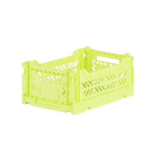 Ay-Kasa Mini Folding Crate Acid Yellow
