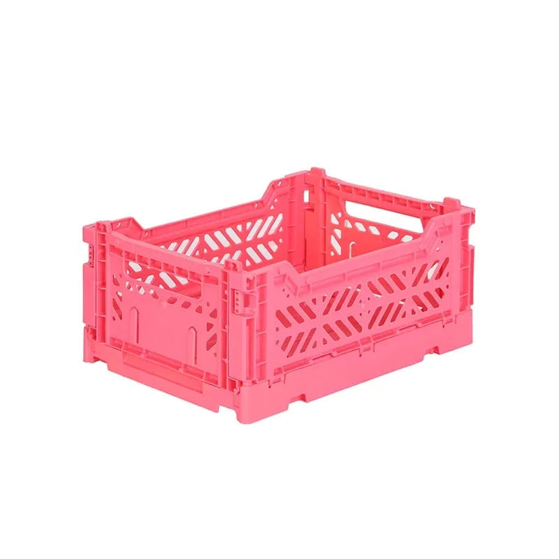 Ay-Kasa Mini Folding Crate Hot Pink