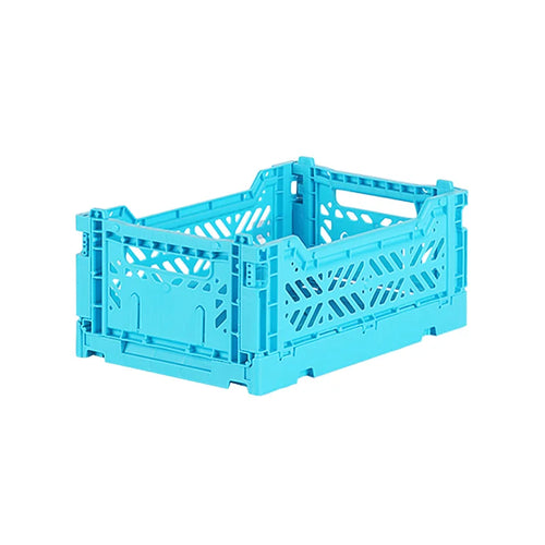 Ay-Kasa Mini Folding Crate Turquiose