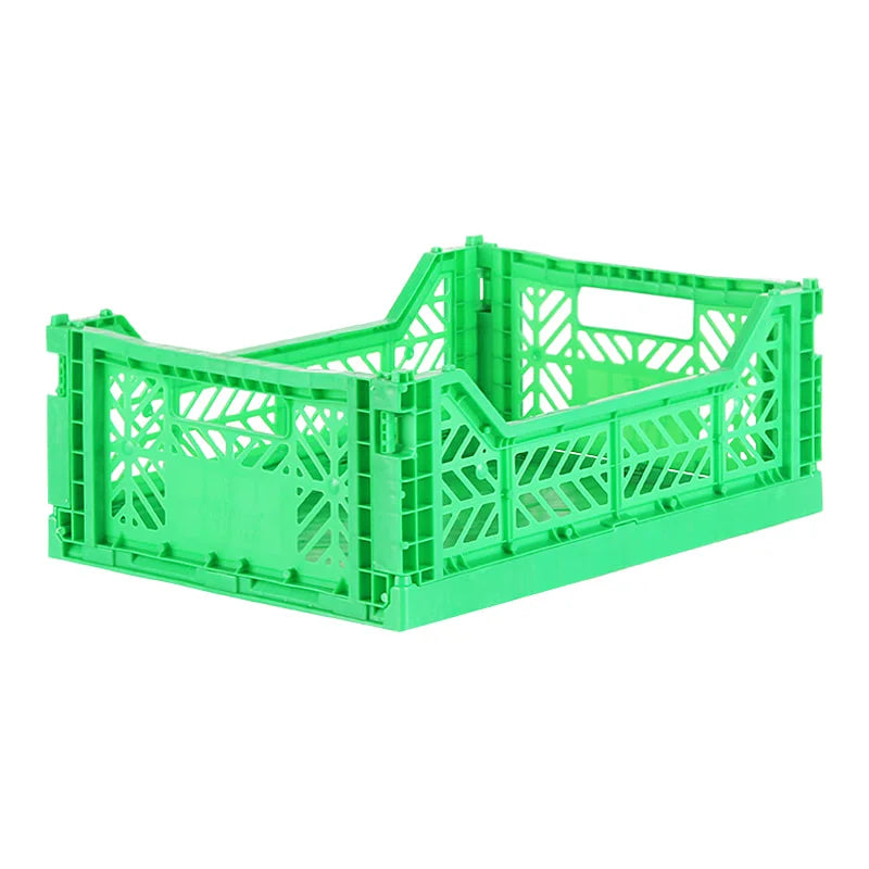Ay-Kasa Midi Folding Crate Green