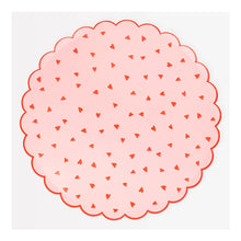 Load image into Gallery viewer, Heart Pattern Dinner Plates (Pack 8)