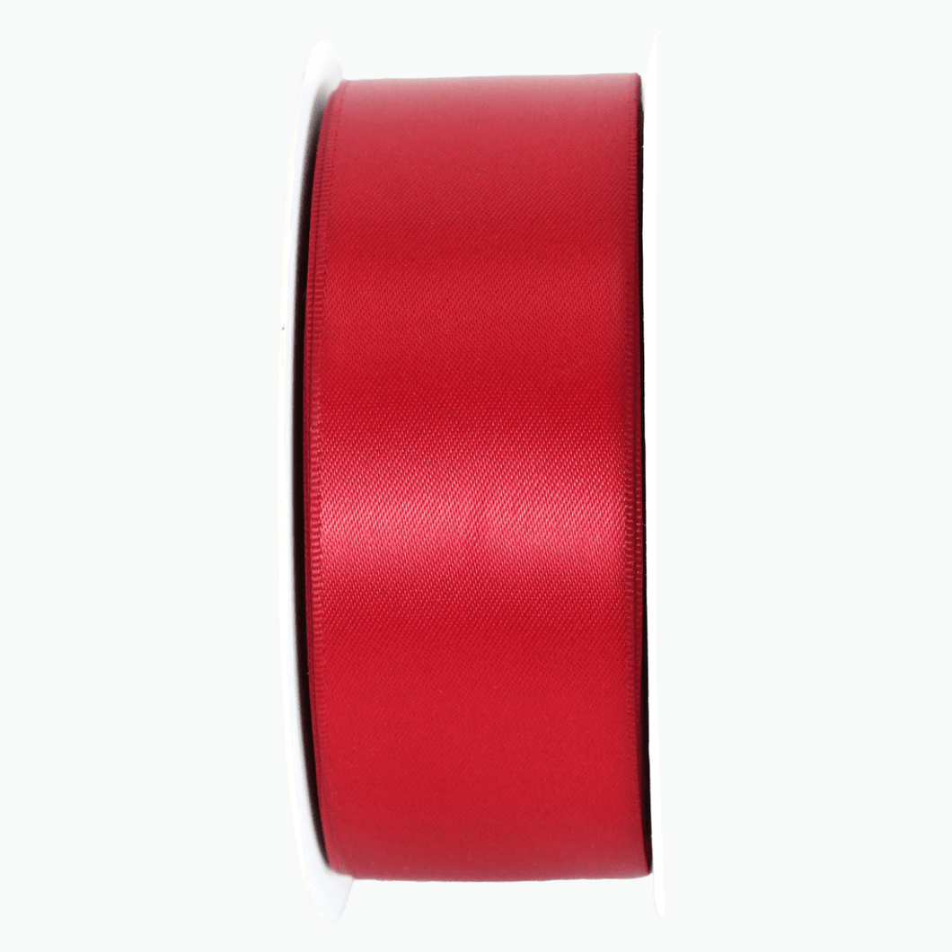 Double-Face Satin Ribbon (38mm x 30m) Scarlet Red