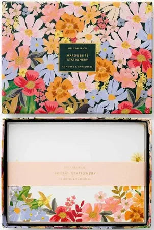 Rifle Paper Co Marguerite Social Stationery (Set 12)