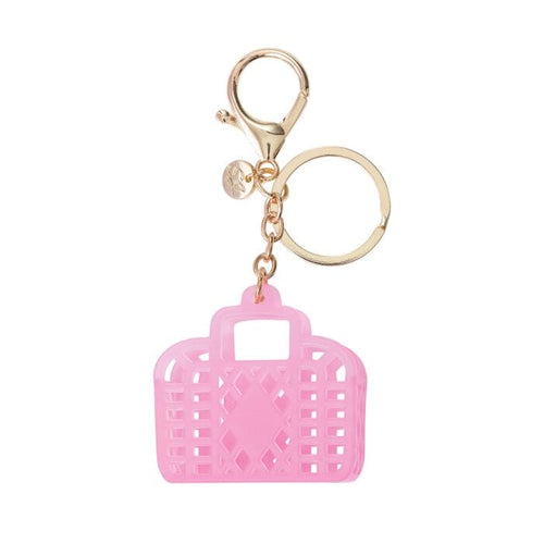 Sun Jellies Betty Itty Bitty Bag Charm Neon Pink