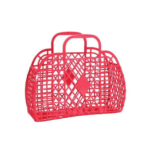 Sun Jellies Small Retro Basket Coral