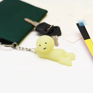 Smiski Keychain Grabbing Key