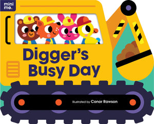 Shaped Board Book - Digger's Busy Day