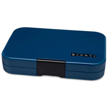 Load image into Gallery viewer, Yumbox Tapas 5 Compartment Monte Carlo Blue Clear Tray