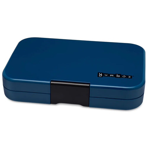 Yumbox Tapas 5 Compartment Monte Carlo Blue Clear Tray