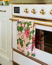 Load image into Gallery viewer, KIP &amp; Co. Rose Garden Linen Tea Towel