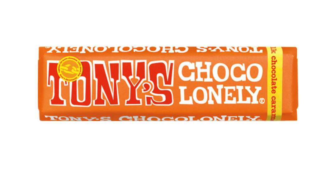 Tony's Chocolonely Milk Caramel Sea Salt Snack Size 50g