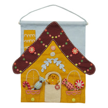 Load image into Gallery viewer, Sage X Clare Lyon Gingerbread House Wall Hanging