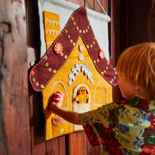 Load image into Gallery viewer, Sage X Clare Lyon Gingerbread House Wall Hanging