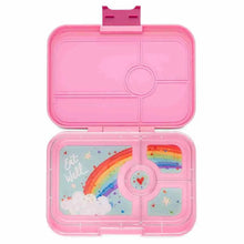 Load image into Gallery viewer, Yumbox Tapas 4 Compartment Capri Pink Rainbow Tray